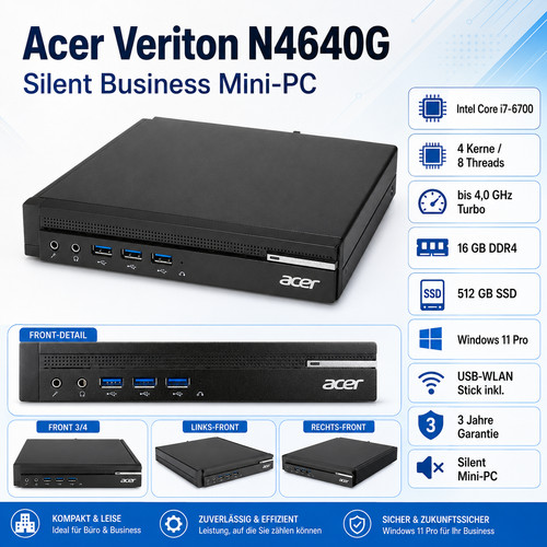 Acer veriton n4640g intel - |,